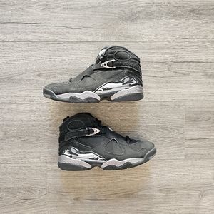 Air Jordan 8 Retro Chrome 2015 Sneakers Mens Size 9.5